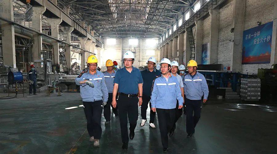 长沙戴卡科技有限公司董事长张建宇一行到中铝青海分公司考察