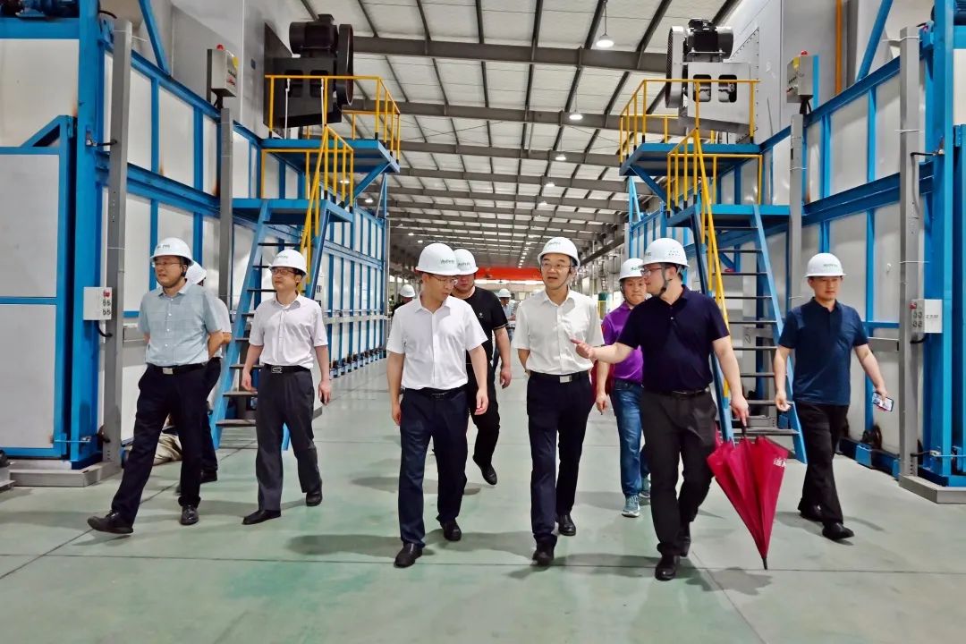 省人社廳黨組成員、副廳長劉少華一行走訪調研輝鋁新材