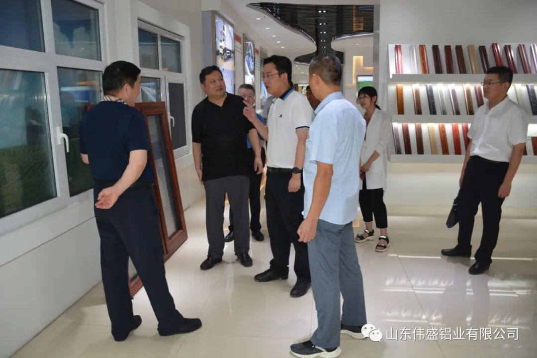市科技局莅临伟盛铝业科技调研
