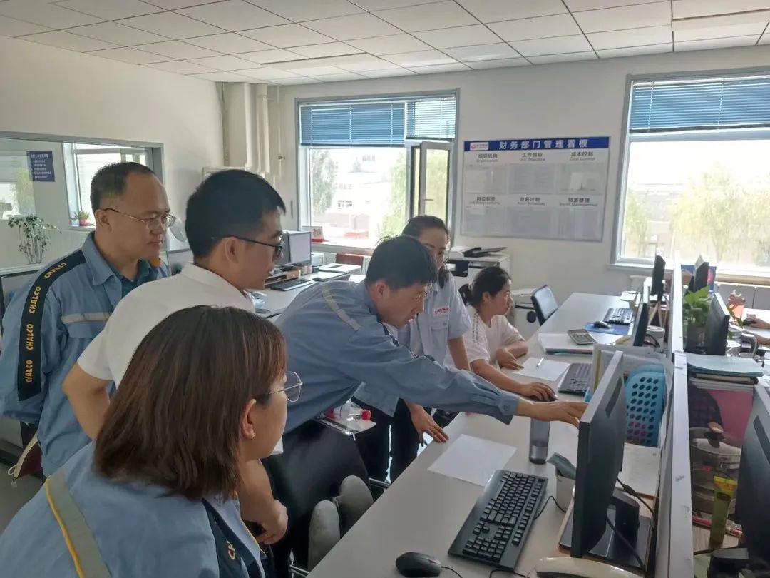 包头铝业财务部赴包头盛泰开展对标学习