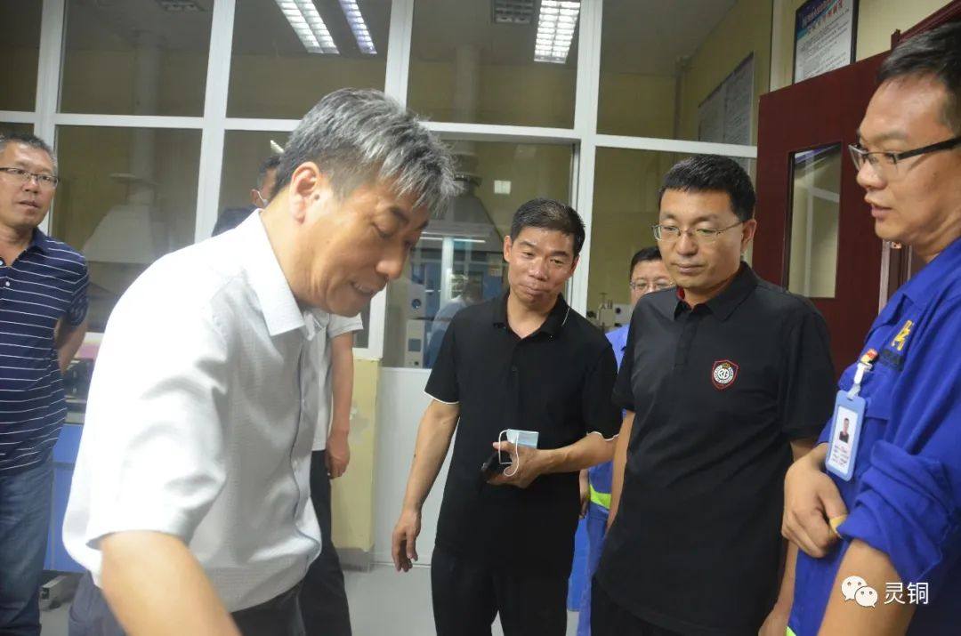 北方铜业（山西）股份有限公司副总经理丁宏一行6人到朝辉公司参观考察
