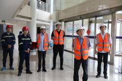 中电国际项目开发二部总经理梁卓一行到宁东铝业进行工作交流