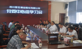 里伍铜业公司党委召开7月中心组专题学习会