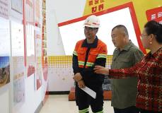 自治區創建健康促進縣驗收組到紫金鋅業公司檢查指導工作