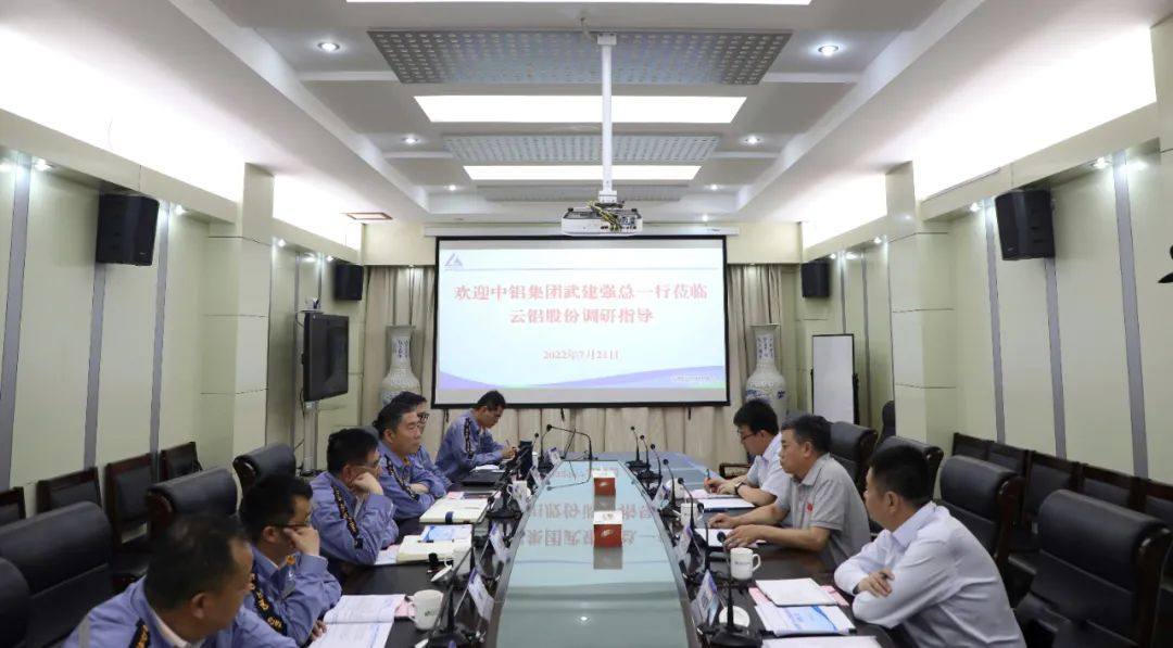 中铝集团总经理助理武建强到云铝股份公司调研