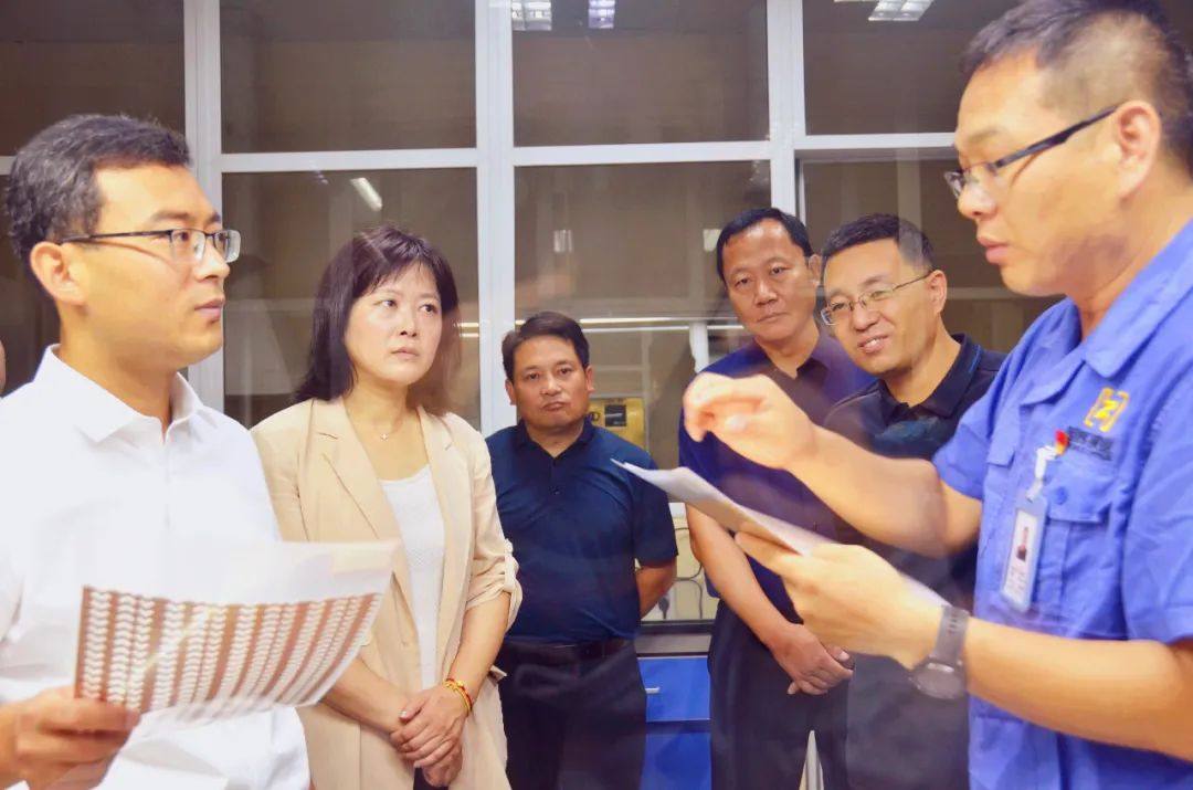 “行长进万企 普惠天鹅城”银企对接调研组到金源朝辉公司参观调研