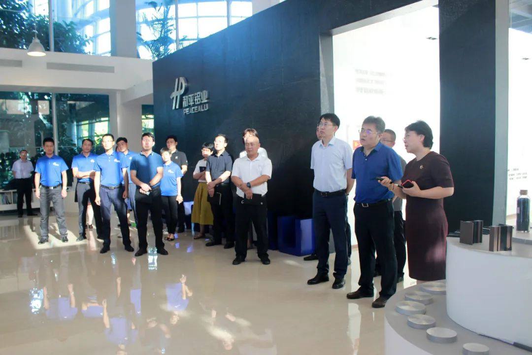 大厂县委书记王建民一行莅临和平铝业大厂基地调研
