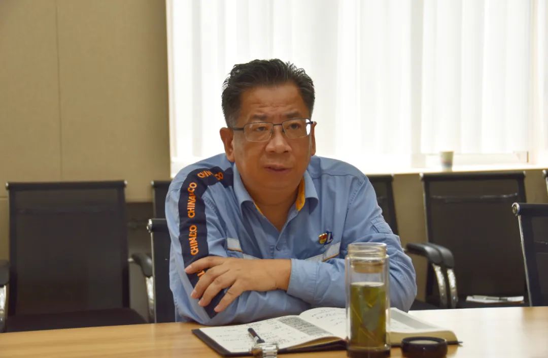 贵州铝厂领导陈刚、杨孟刚到合金化事业部调研指导工作