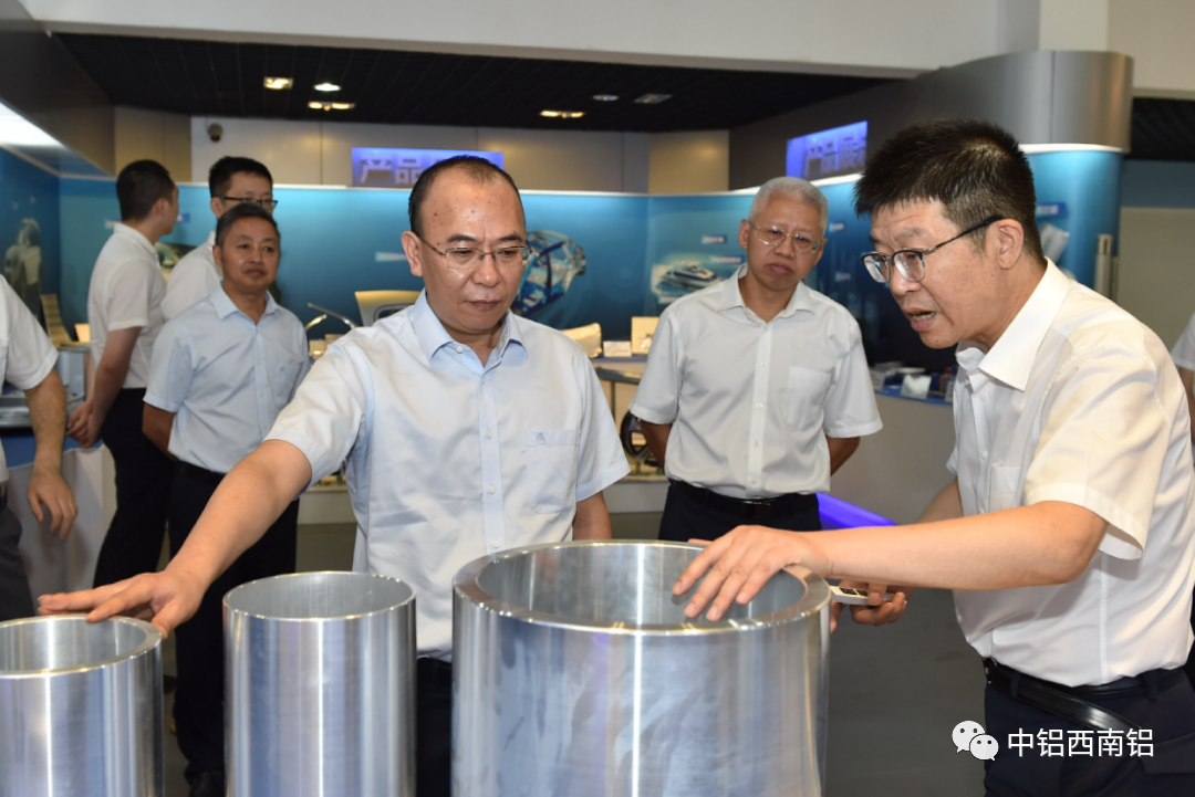 中铝集团资本运营部总经理孙勇来西南铝调研