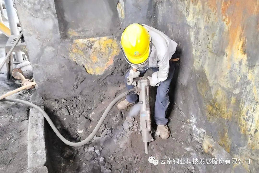 云铜科技顺利完成西科炉停产检修