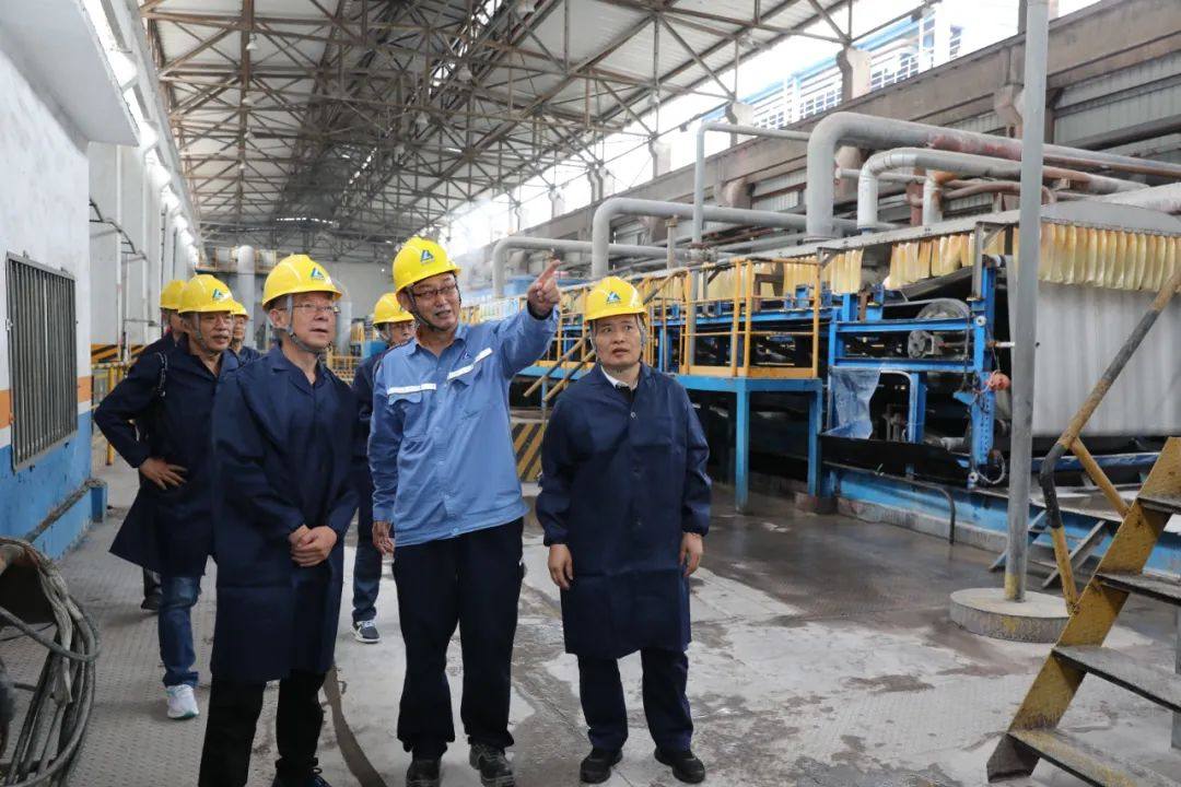 中石油兰州石化分公司领导到中铝山西新材料调研