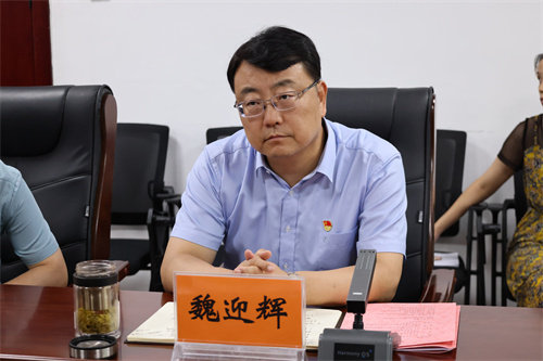 中条山集团、北方铜业党委书记、董事长魏迎辉与五矿有色金属股份有限公司铜部总经理杨亮举行工作会谈