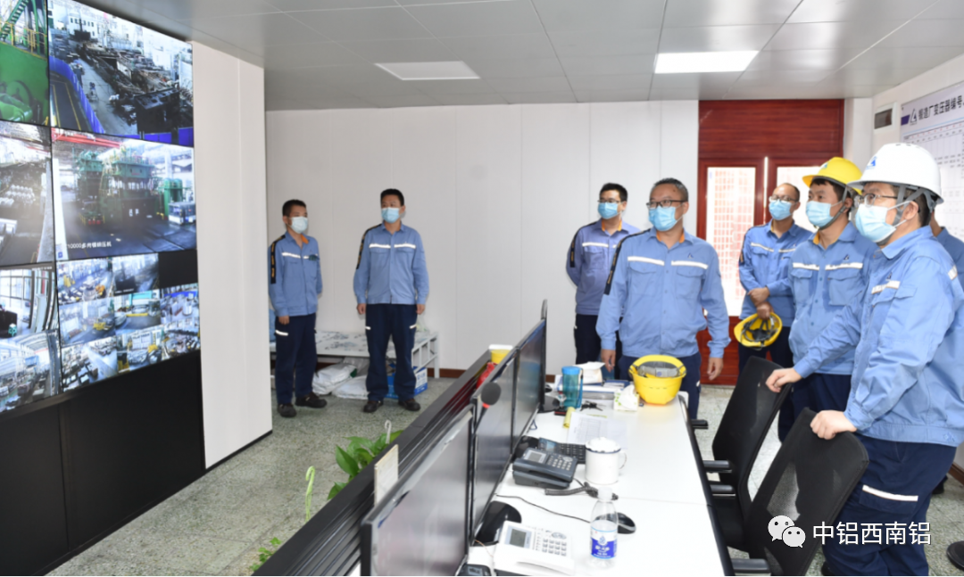 中铝西南铝黎勇再次深入生产现场慰问驻厂员工