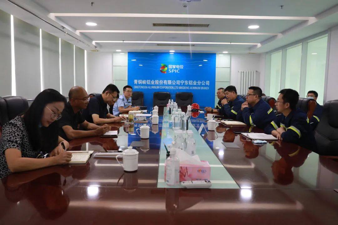 马占荣一行到宁东铝业调研