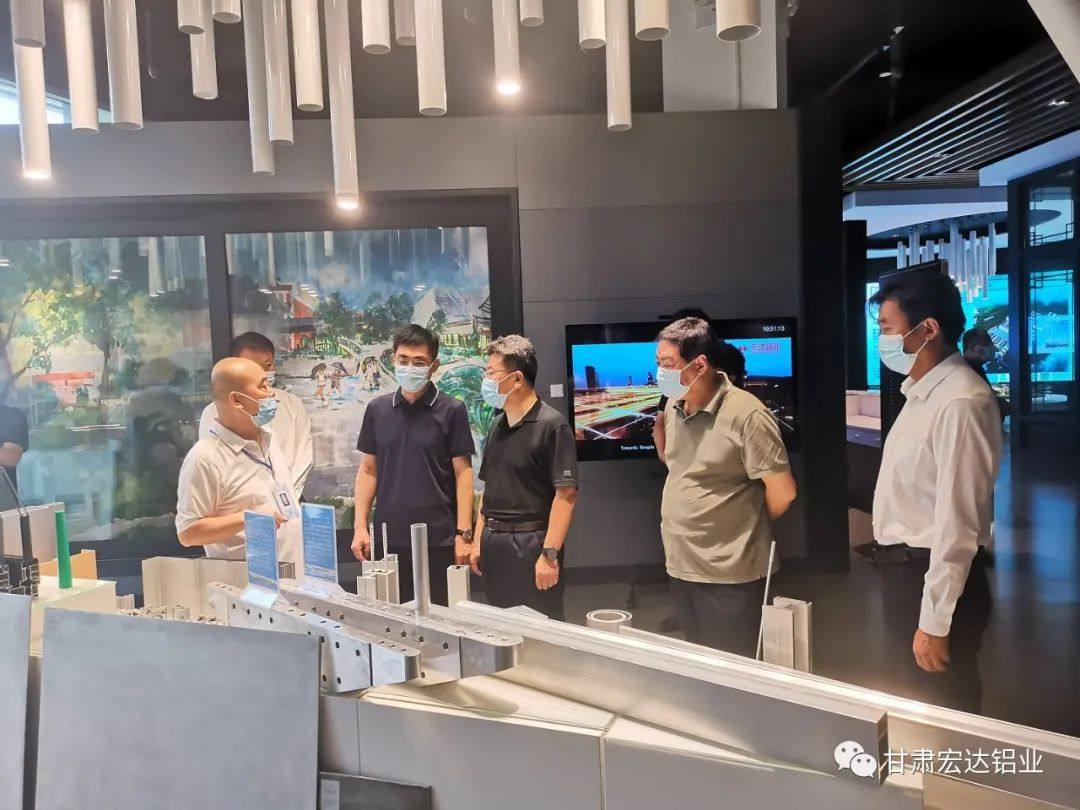 白银市委书记杨建武，市委副书记、市长张延保等市、区各级主要领导调研甘肃宏达铝业