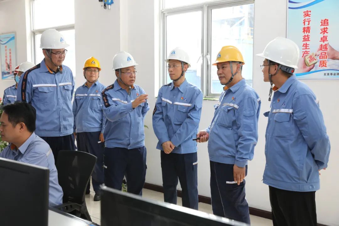 中鋁集團總會計師葉國華到中鋁河津企業調研指導工作