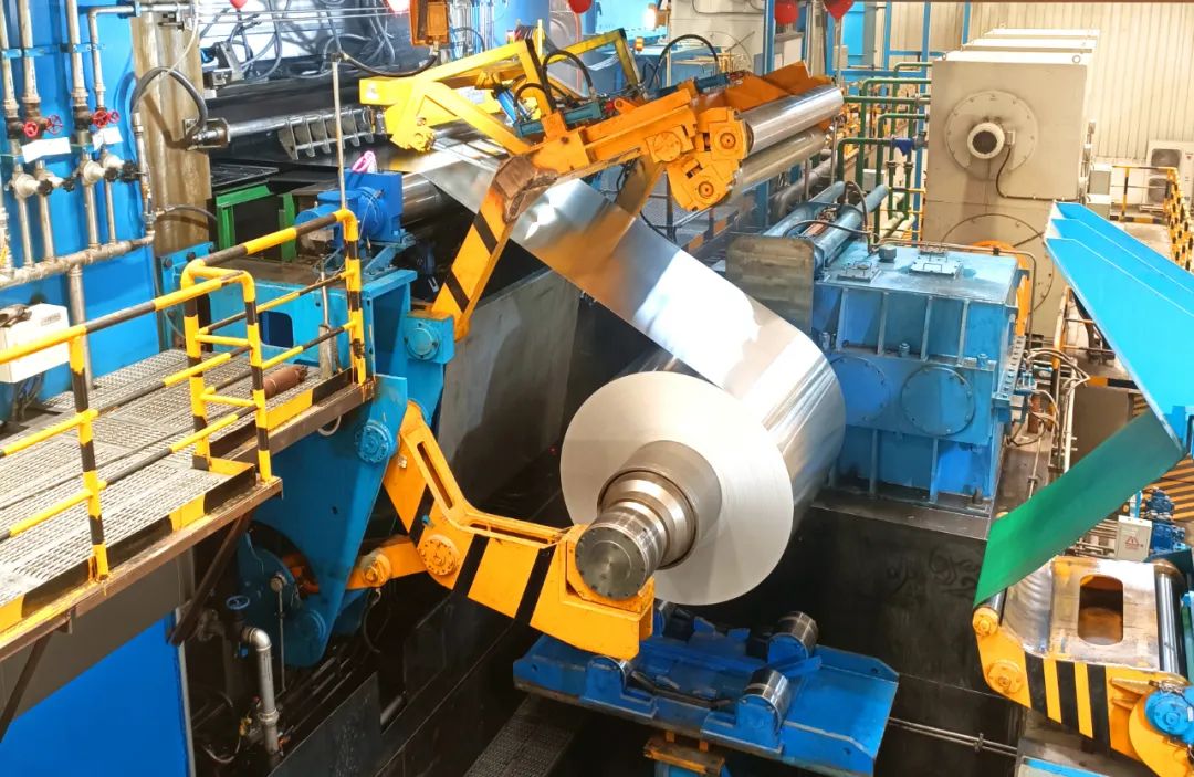 天成彩铝公司冷轧厂2300mm轧机极限速度测试取得成功