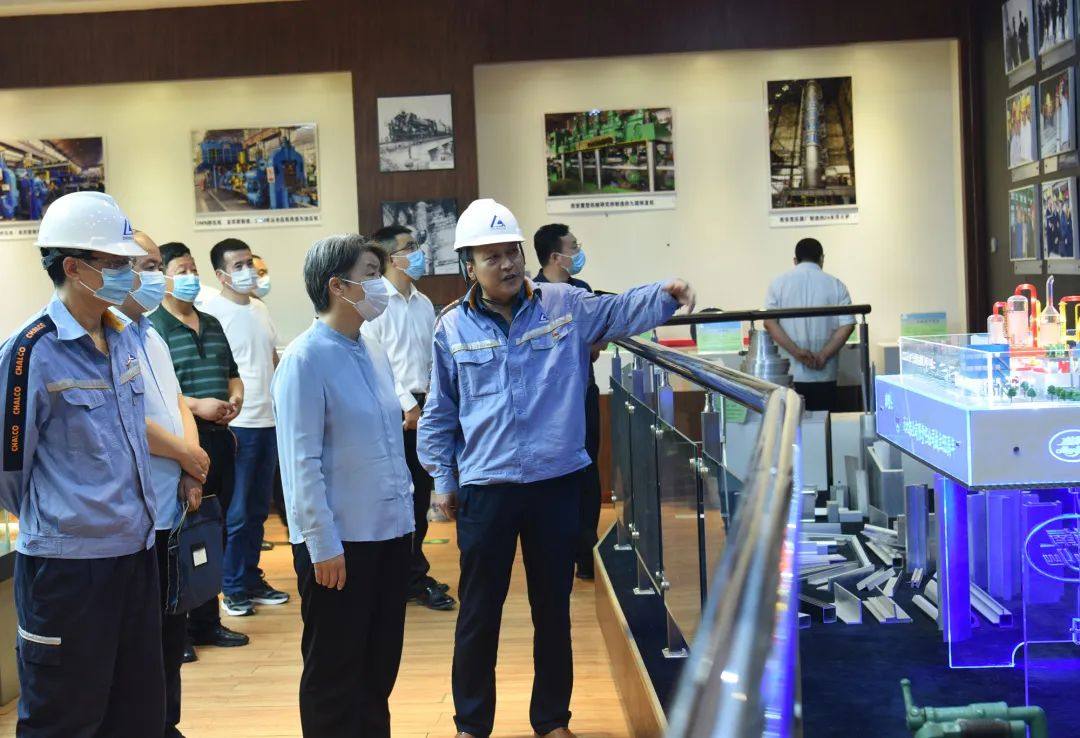 臨夏州委常委、東鄉縣委書記馬秀蘭到西北鋁考察