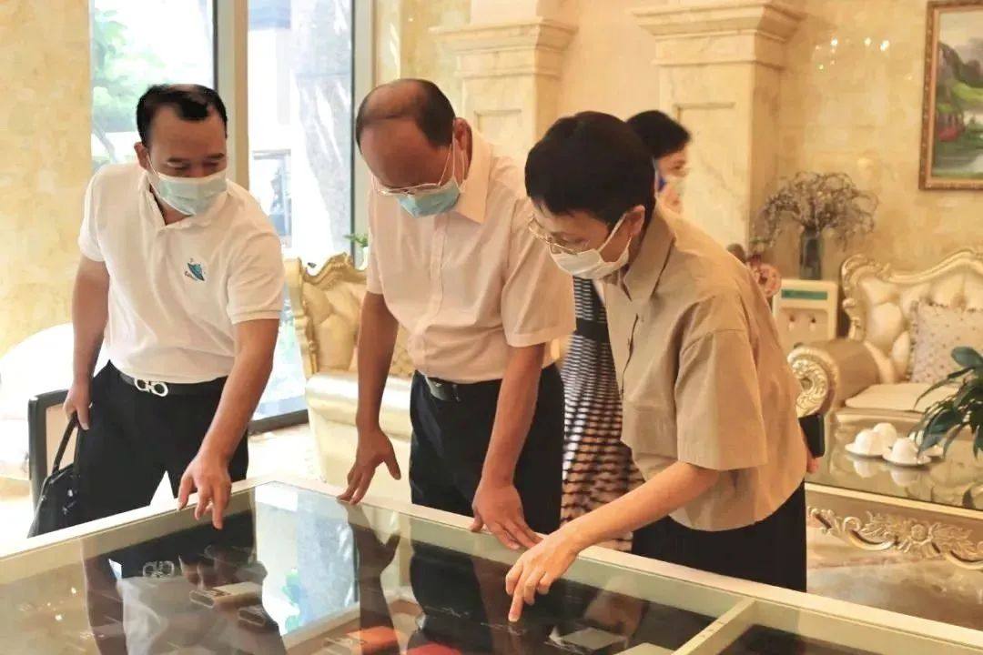 肇庆市政协副主席何建浩等领导莅临高登铝业集团走访调研