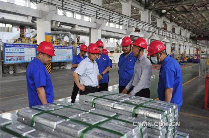 有色协会党委常委陈学森到河南豫光金铅、河南金利金铅和济源万洋调研