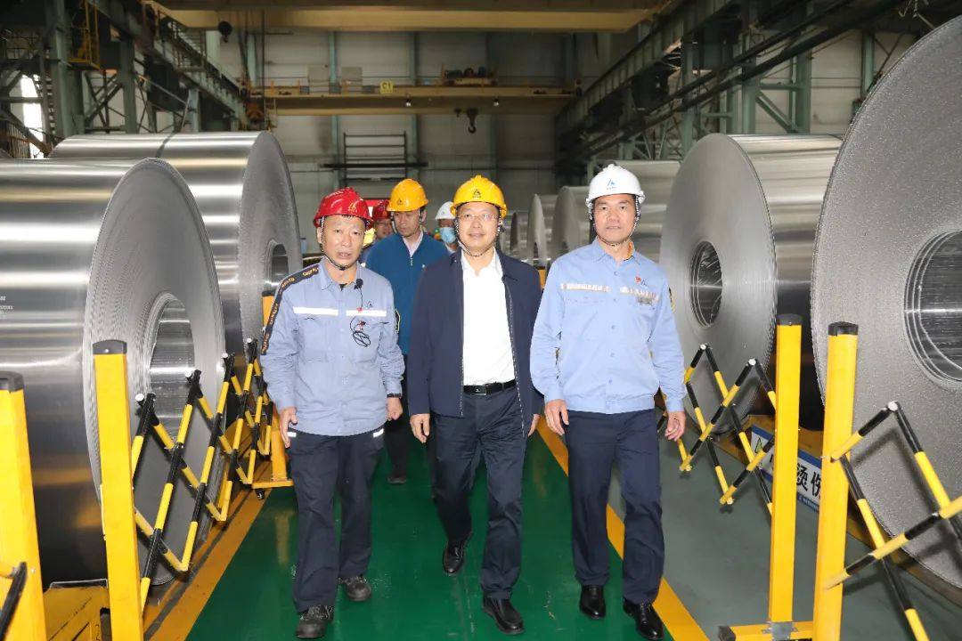 中国运载火箭技术研究院物资中心主任刘新民一行到中铝东轻调研