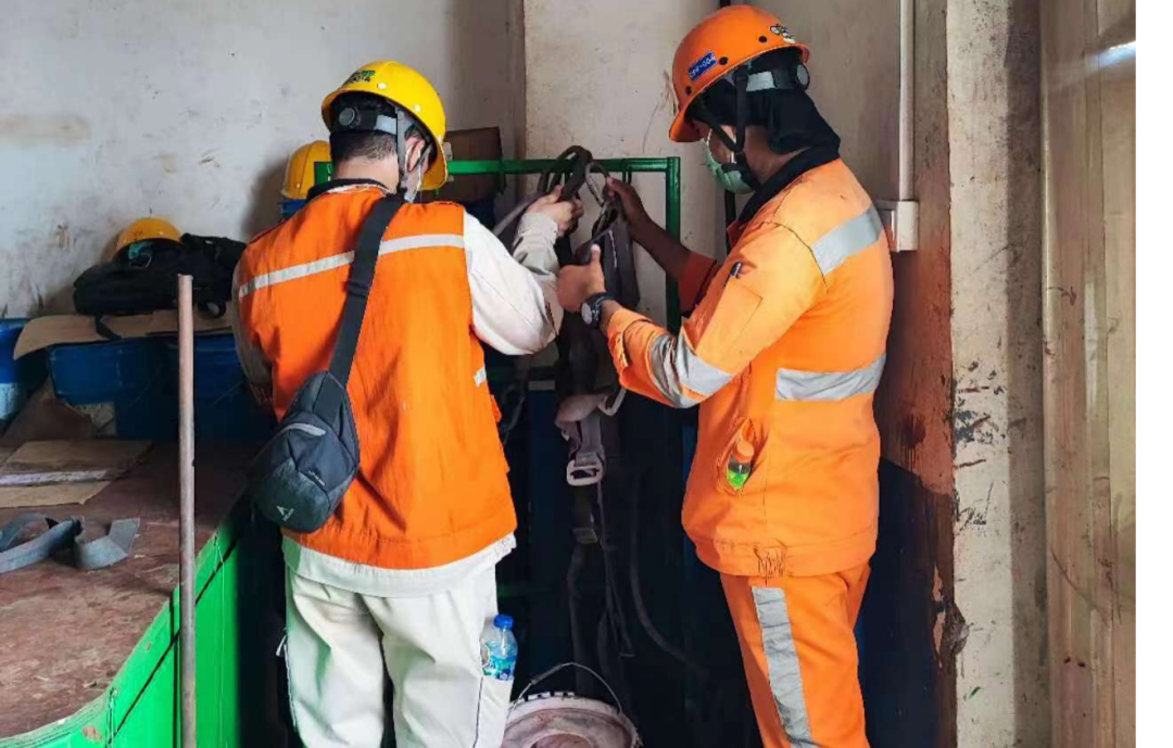 印尼青山园区装备事业部开展高空、基坑专项检查