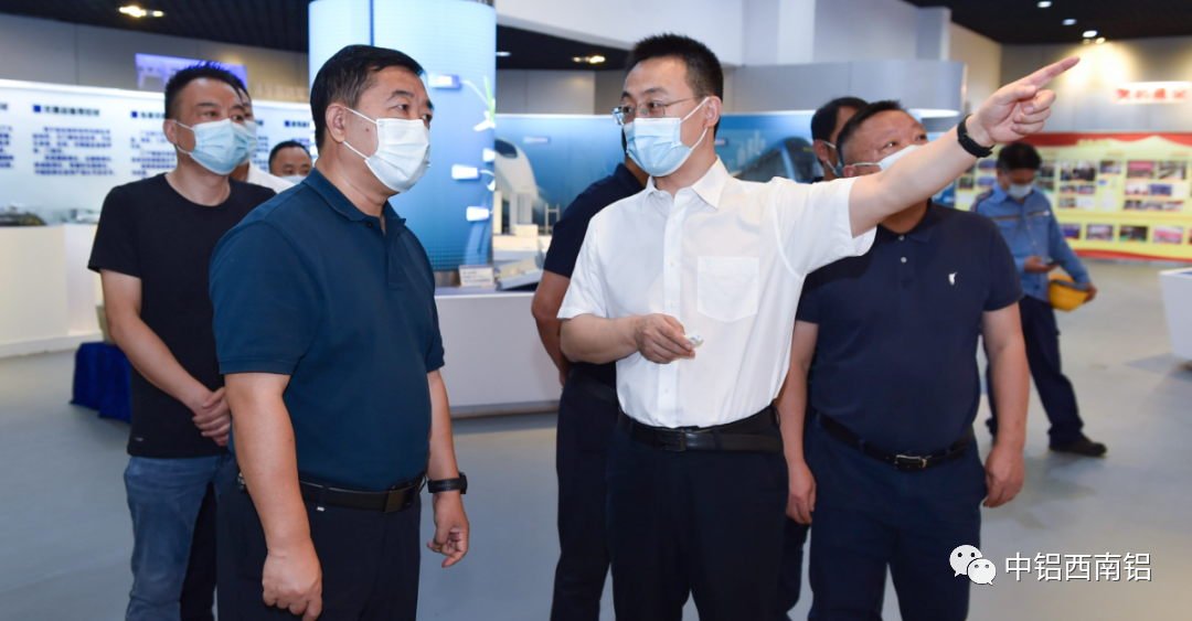 重庆市应急局副局长何建平到西南铝调研