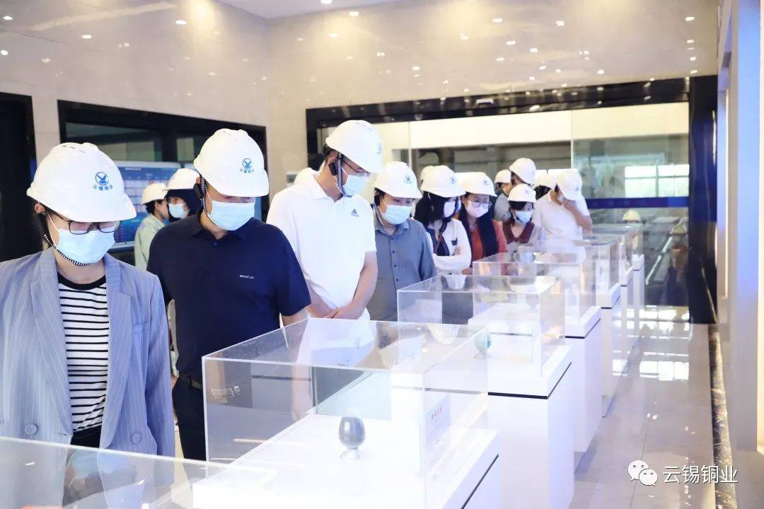 优化营商环境、开放发展专题进修班到云锡铜业分公司现场教学