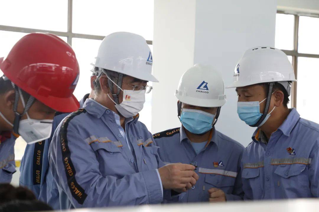 云铝股份董事长张正基到云铝淯鑫调研