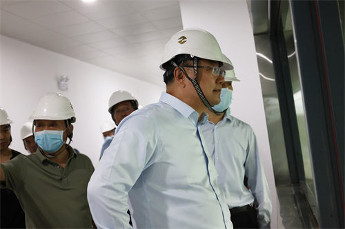 魏迎辉与运城经济技术开发区领导到北铜新材料公司开展工作调研