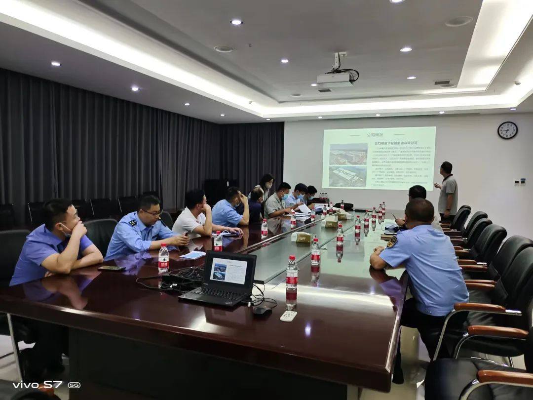 省生态环境厅铝灰（渣）类危险废物专项行动组到三门峡戴卡公司检查