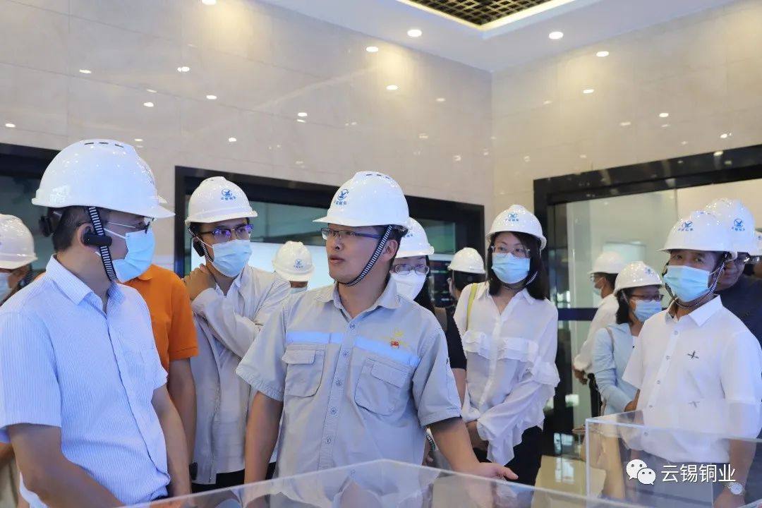 红河州政协委员一行到云锡铜业分公司参观视察