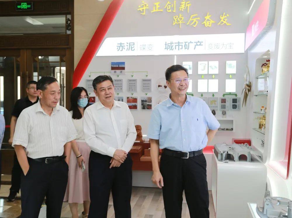 中国有色金属工业协会副会长王健会见中铝集团总经理助理武建强一行