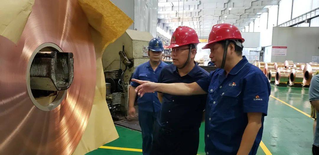 中条山集团、北方铜业党委书记、董事长魏迎辉赴江西铜业集团有限公司开展对标学习