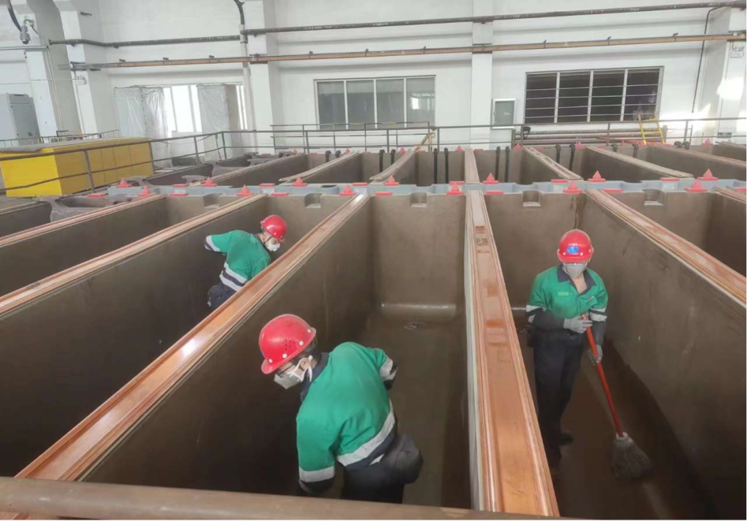 金川铜业电解二分厂铜电解Ⅱ系统工艺装备升级改造项目投产准备工作进行时