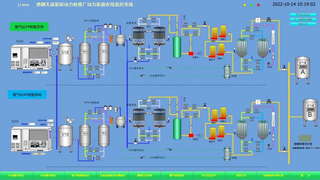 天成彩铝公司完成氮气站空压机系统自主升级