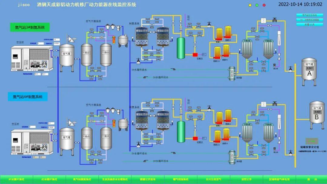 天成彩铝公司完成氮气站空压机系统自主升级