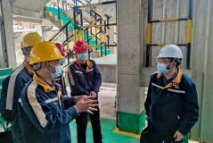 贵州铝厂总经理何飞到技术服务公司调研渗滤液提标升级项目