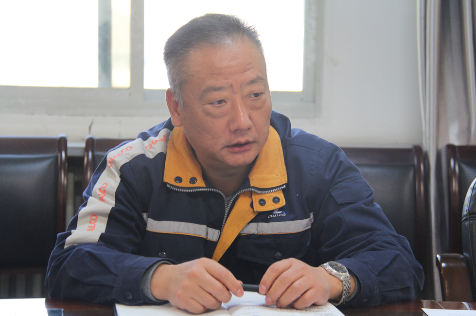贵州铝厂副总经理彭涛到城服公司调研指导工作