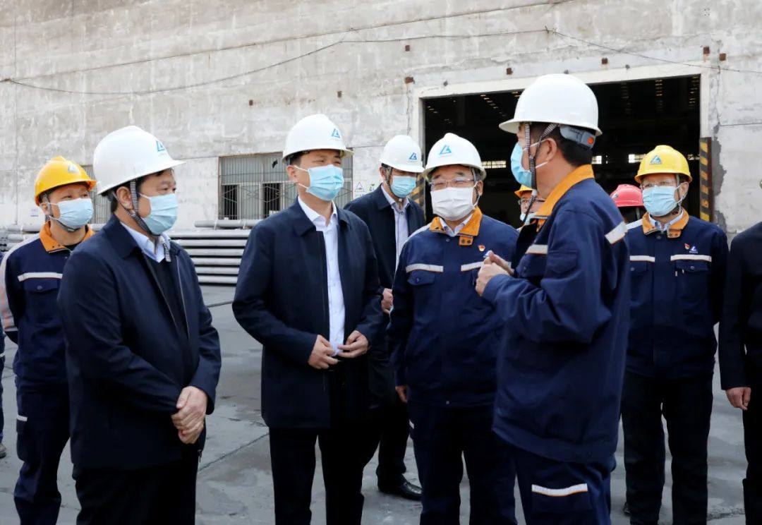 河津市市长王云来中铝山西新材料调研