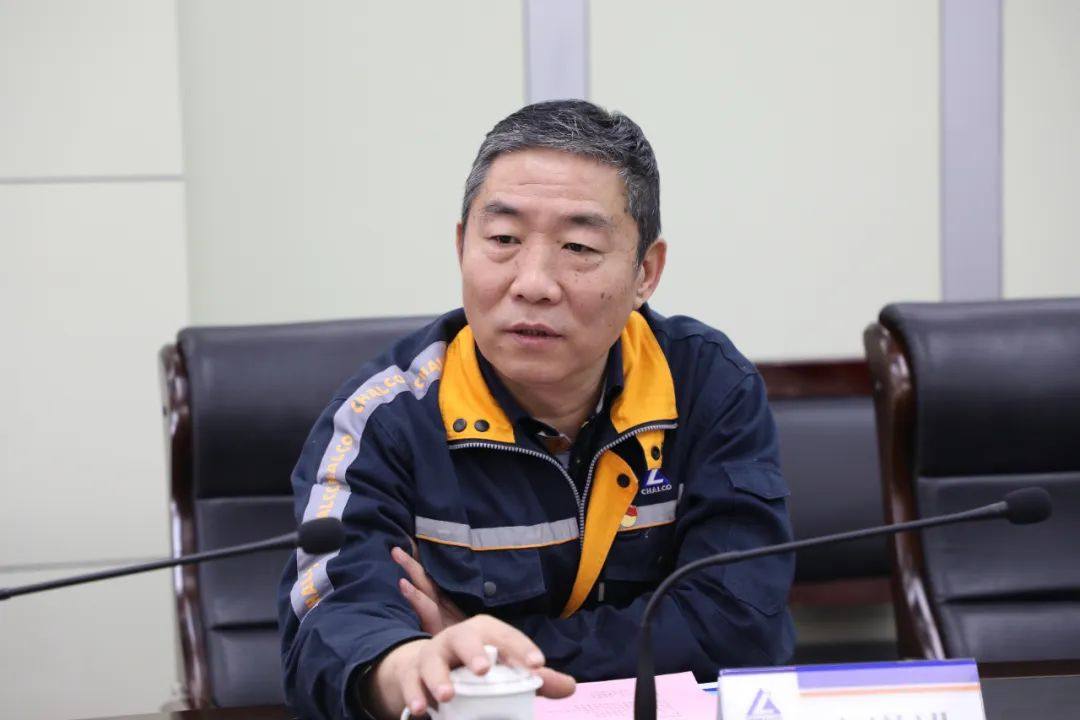 中国铜业一行到云铝股份就光伏项目建设进行座谈交流