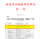 保定隆达铝业有限公司荣获2022年度河北省企业标准“领跑者”