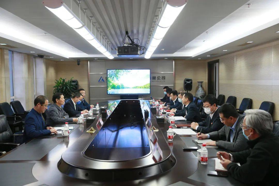 中国十五冶金集团有限公司总经理喻振贤及沈阳有色冶金设计研究院客人到访中铝沈阳铝镁院