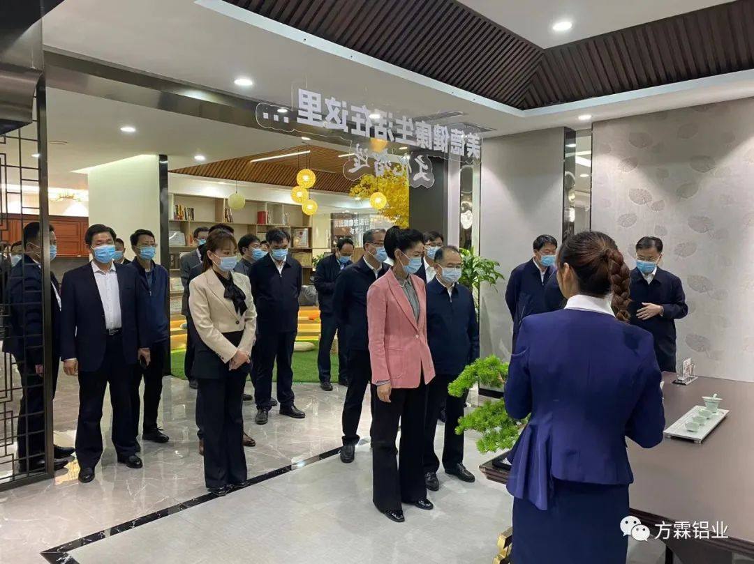 山东省政协副主席段青英到方霖铝业参观调研