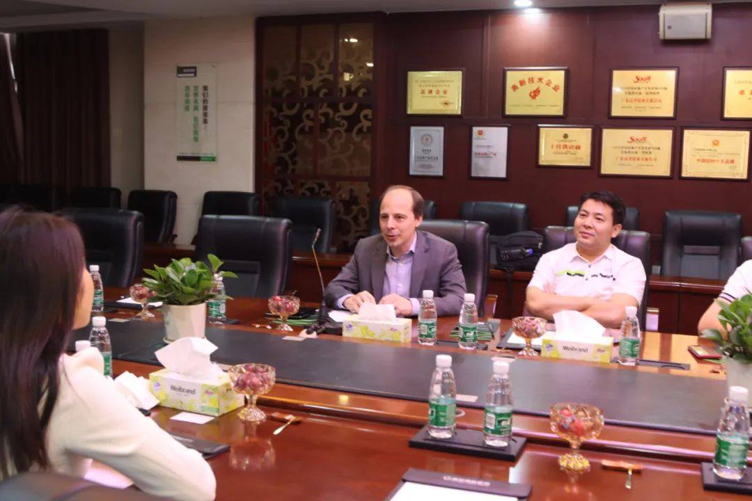 奥地利TIGER大中华区CEO  Philipp Bulgarini 首访广东高登铝业集团