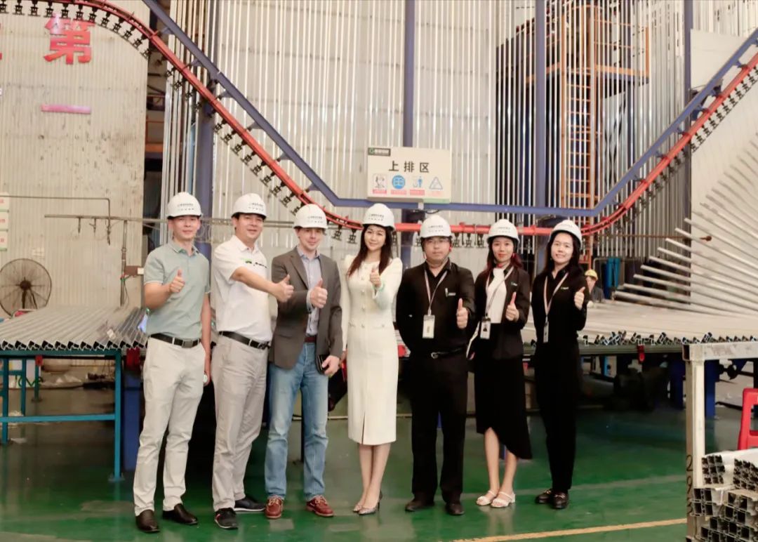奥地利TIGER大中华区CEO  Philipp Bulgarini 首访广东高登铝业集团