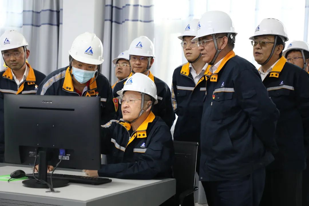 中国有色金属工业协会会长葛红林莅临云铝股份调研指导