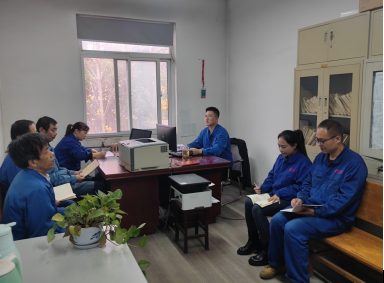 陕西锌业生产调度中心信息组全力冲刺后两个月各项工作