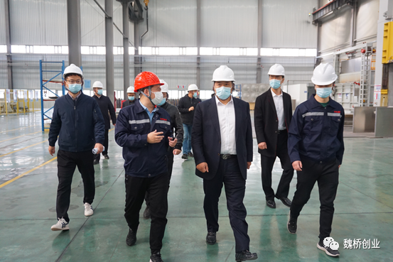 张波到魏桥国科（滨州）教育和产业园区调研