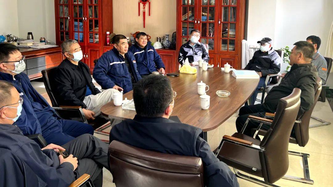 宏躍集團於洪董事長到八家礦業公司指導工作
